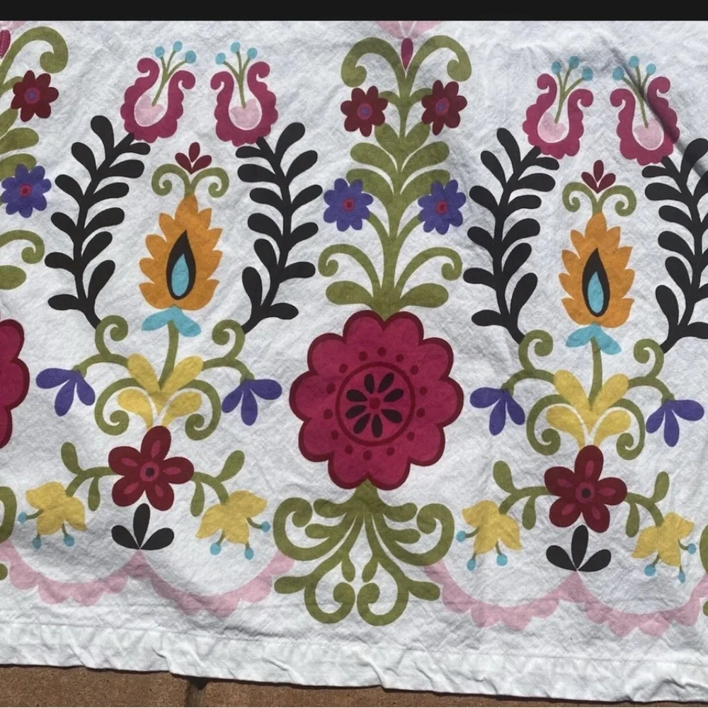 Floral Multicolor Shower Curtain